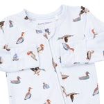 2 Way Zipper Footie (American Ducks)