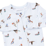 2 Way Zipper Footie (American Ducks)