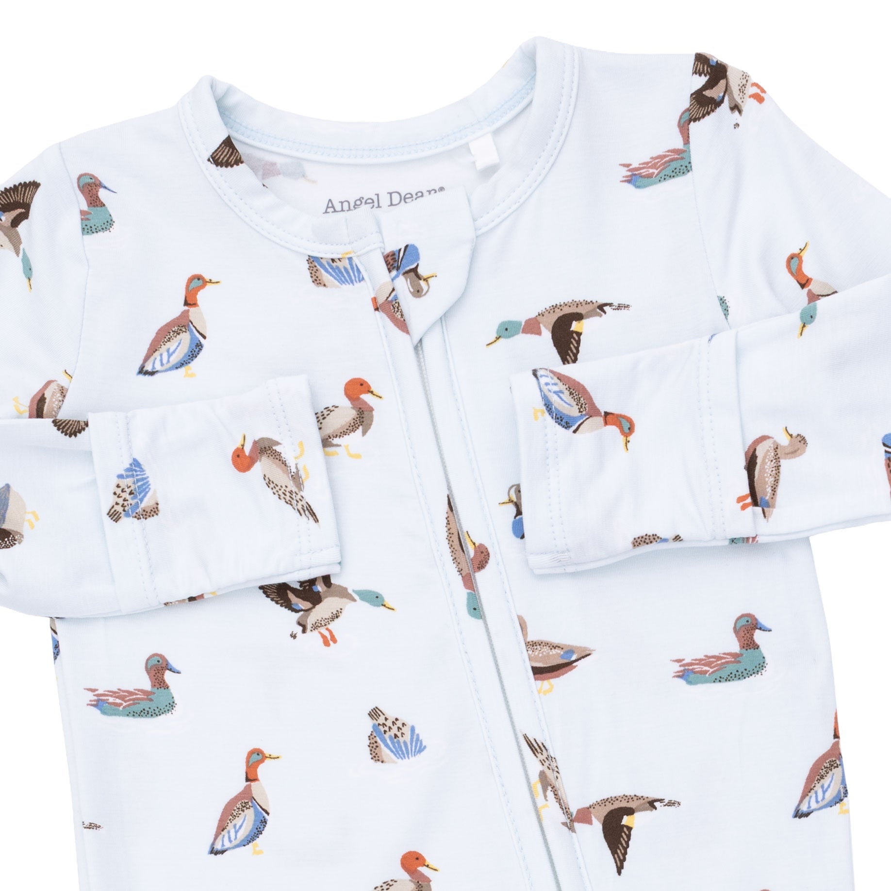 2 Way Zipper Footie (American Ducks)