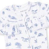 2 Way Zipper Footie (Farm Friends)