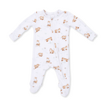 2 Way Zipper Footie (Little Explorer Fox)