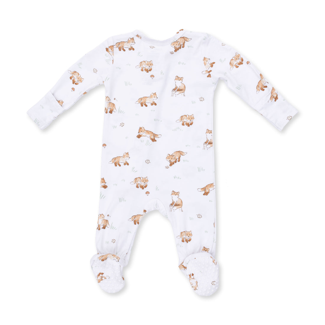 2 Way Zipper Footie (Little Explorer Fox)