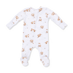 2 Way Zipper Footie (Little Explorer Fox)