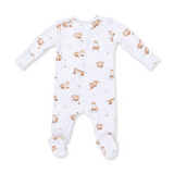 2 Way Zipper Footie (Little Explorer Fox)
