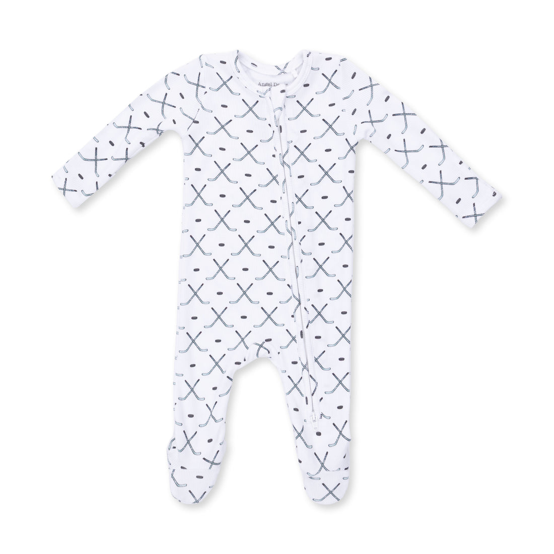 2 Way Zipper Footie (Simple Hockey)