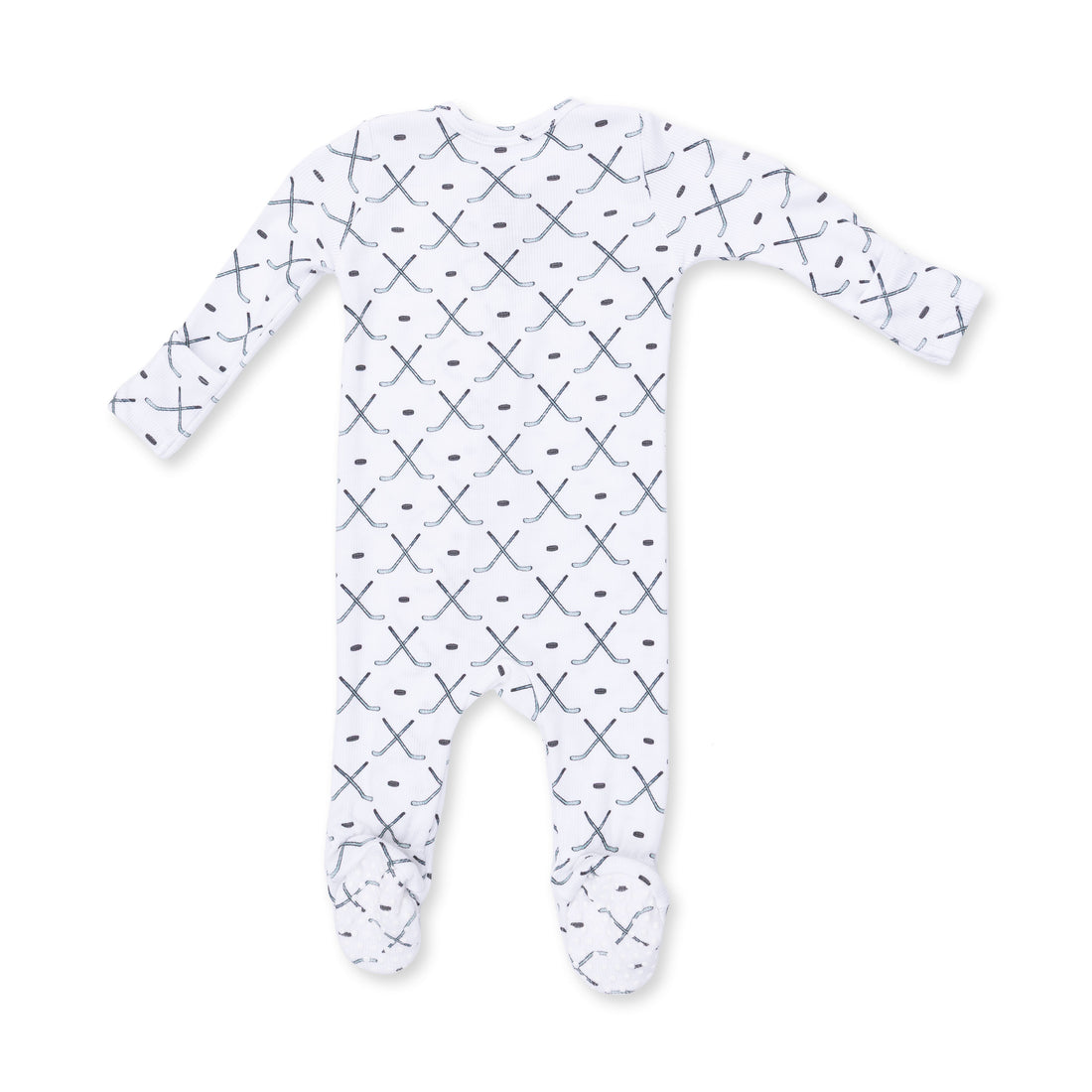 2 Way Zipper Footie (Simple Hockey)