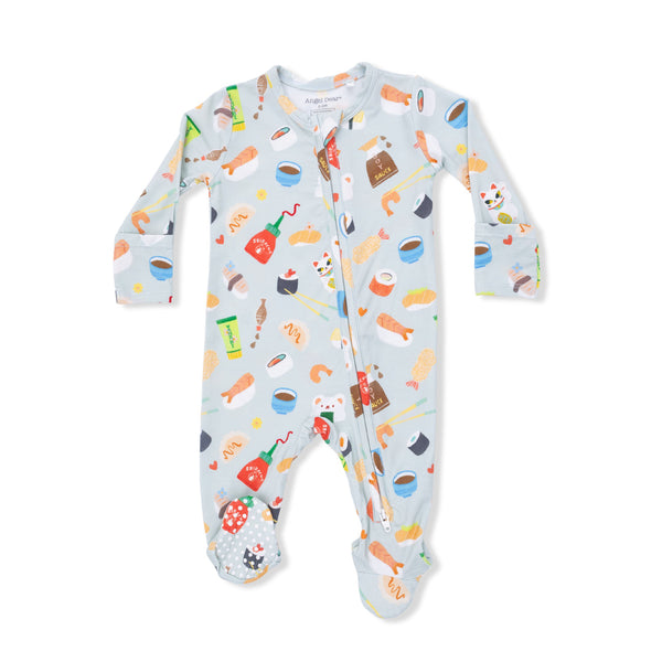 2 Way Zipper Footie (Sushi)