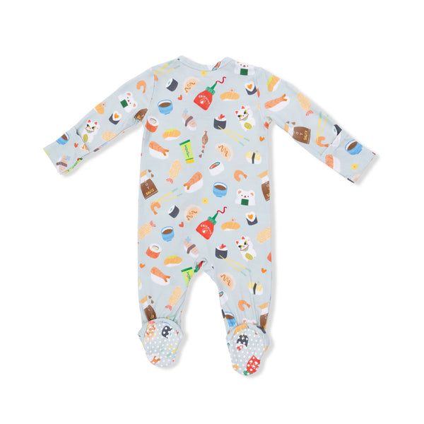 2 Way Zipper Footie (Sushi)