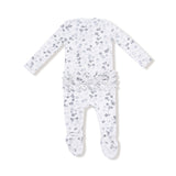 2 Way Zipper Ruffle Back Footie (Caroline's Calico)