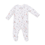 2 Way Ruffle Back Zipper Footie (Enchanted Woodland)