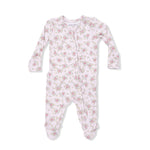 2 Way Ruffle Back Zipper Footie (Edith's Rose Garden)