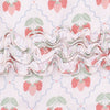 2 Way Ruffle Back Zipper Footie (Sweet Strawberries)