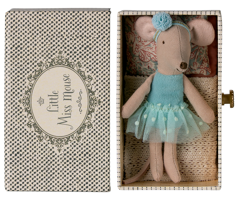 Dance Mouse in Daybed, Little Sister (Blue)