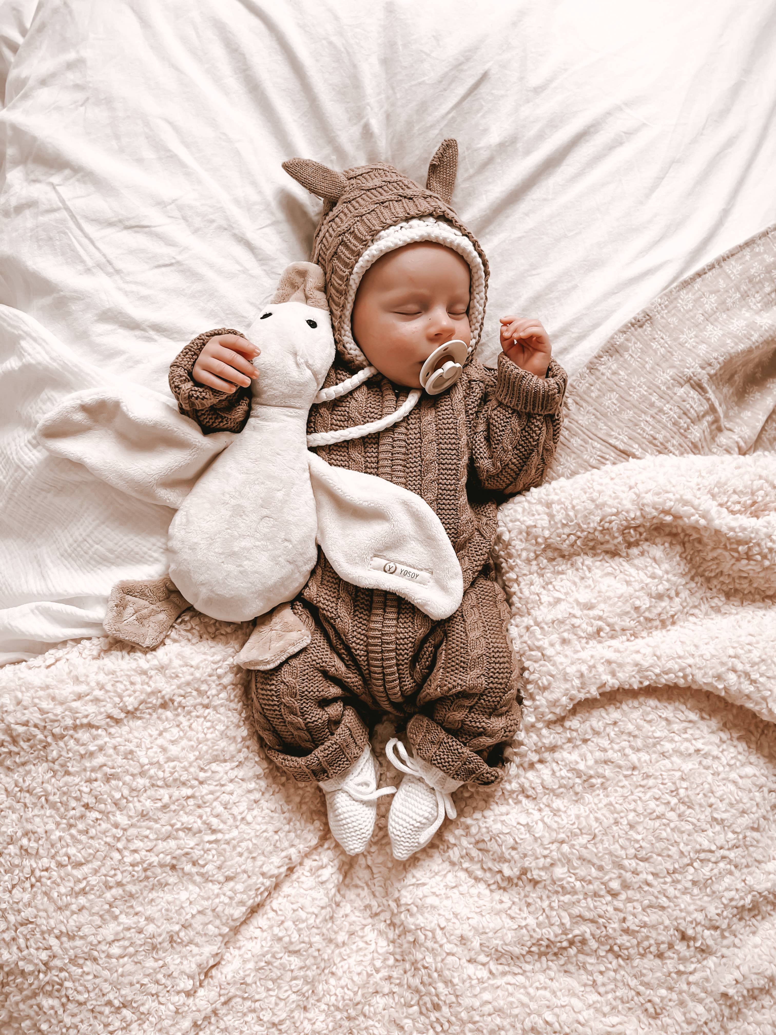 Baby Bear Jumpsuit (Acorn)