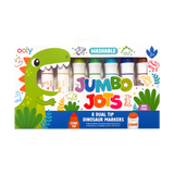 Jumbo Jots Dual Tip Dinosaur Stamp Markers (Set of 8)