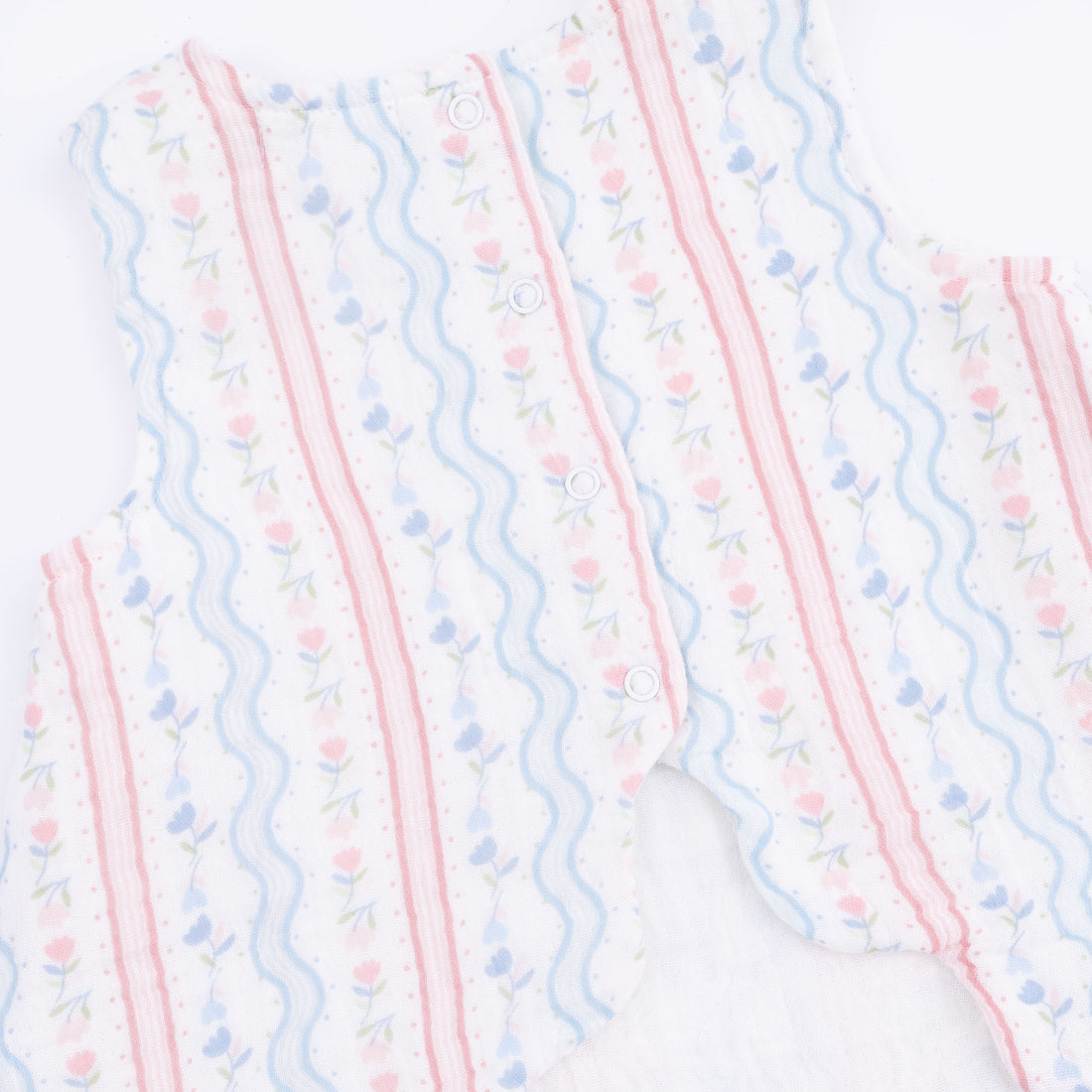 Scallop Back Top with Bloomer (Tulip Stripe)