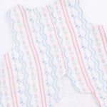 Scallop Back Top with Bloomer (Tulip Stripe)