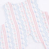 Scallop Back Top with Bloomer (Tulip Stripe)