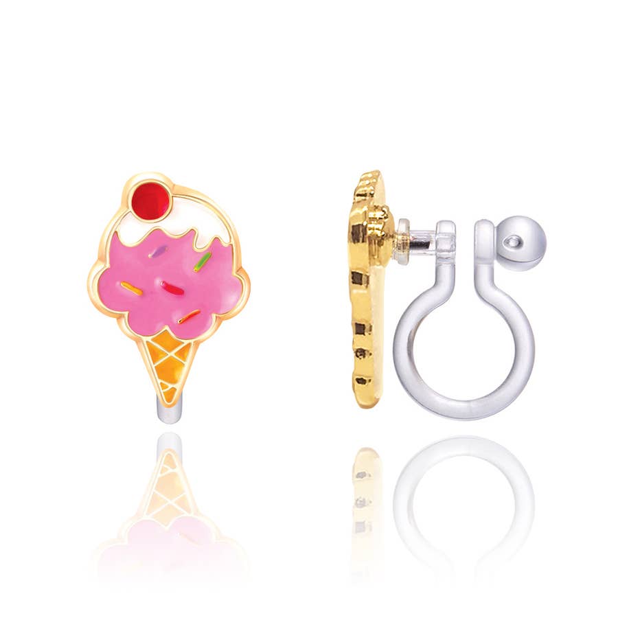 Cutie Clip On Earrings (Ice Cream Dream)
