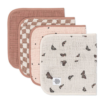 Muslin Burp Cloths (Butterfly Set)