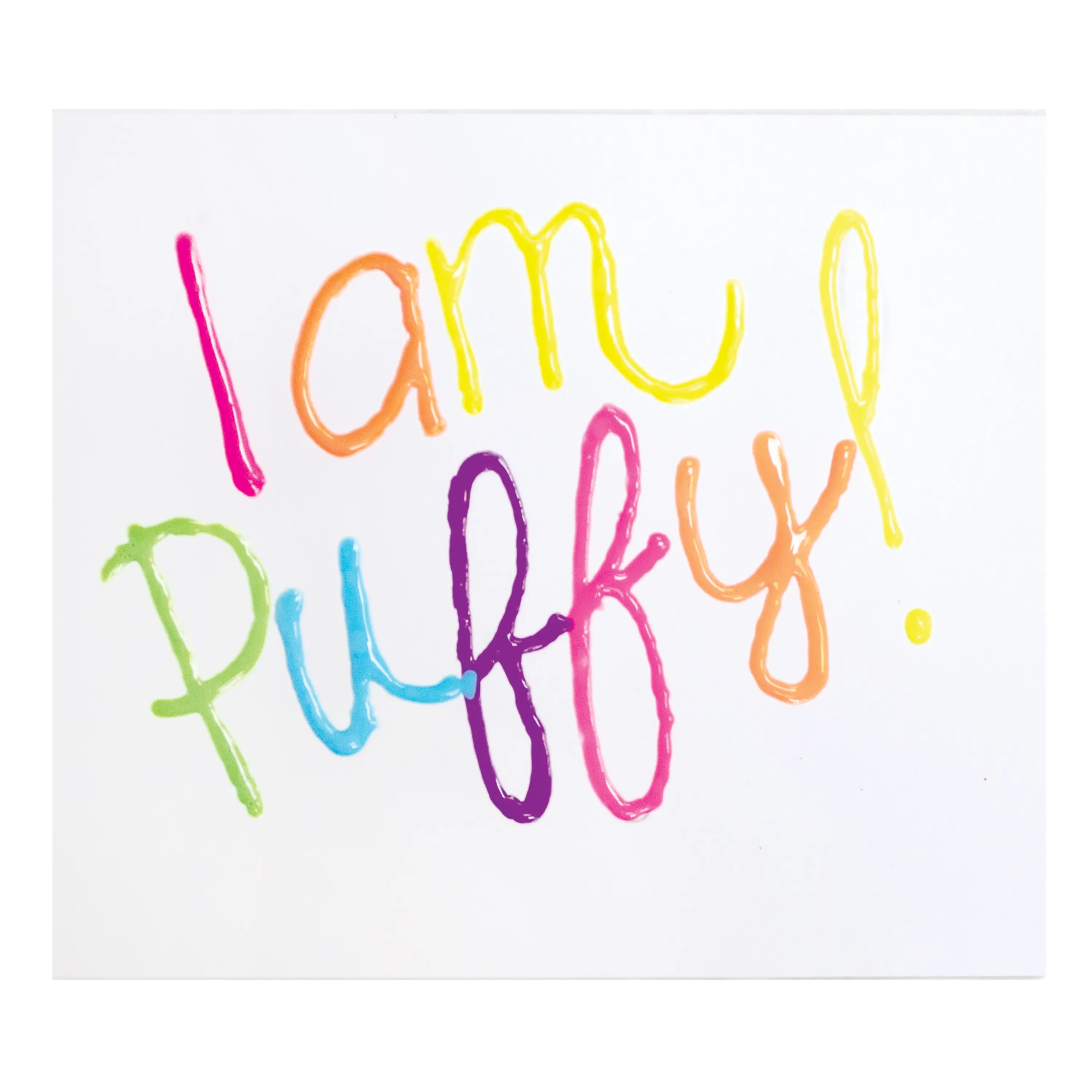 Magic Puffy Neon Pens (Set of 6)