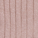 Amelie Glitter Ribbed Tights (Vieux Rose)
