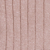 Amelie Glitter Ribbed Tights (Vieux Rose)