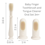 Baby Finger Toothbrush & Tongue Cleaner (Ivory)