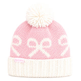 Bows Bobble Hat (Pink)