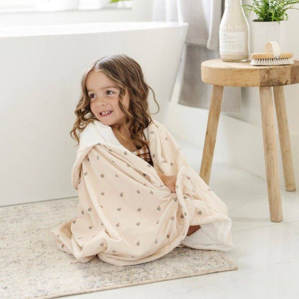 Baby Hooded Towel (Tulips)
