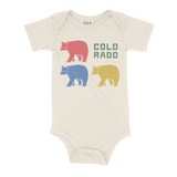 Colorado Mountain Bears Baby Onesie (Natural)