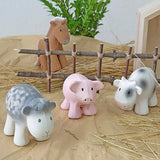 Teether Rattle Toy (Cow)