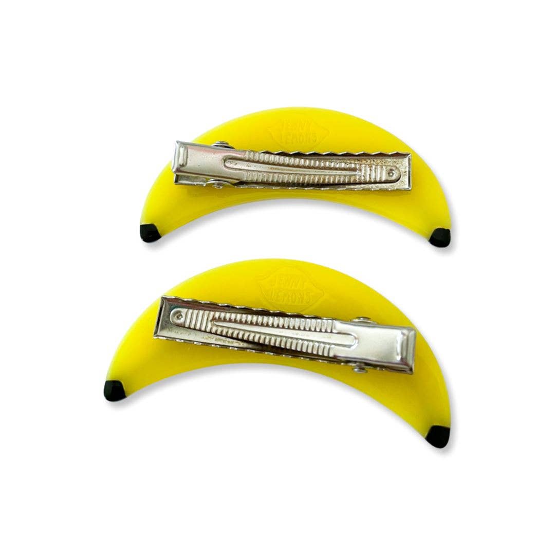 Alligator Hair Clip Set (Banana)