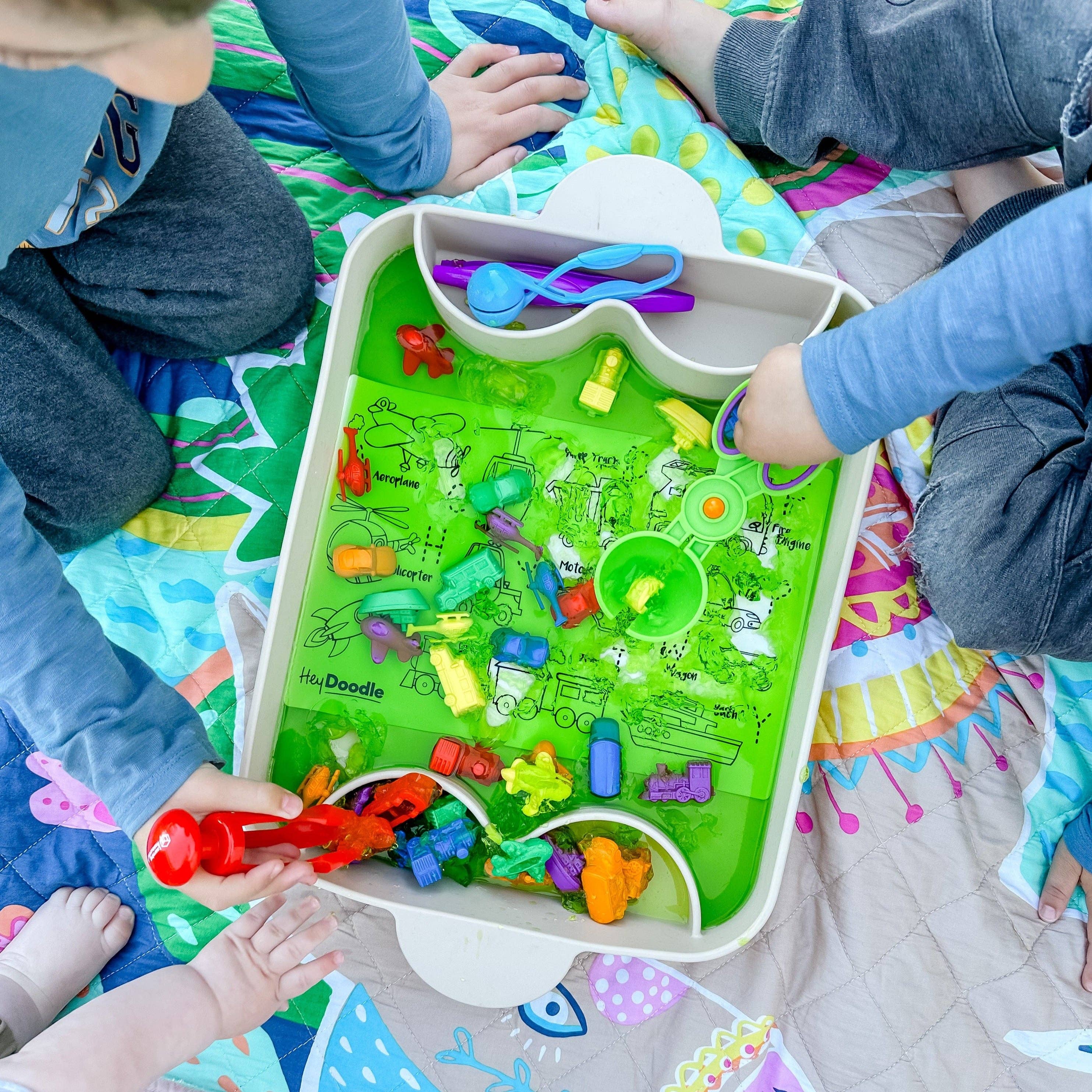 Toot Toot Honk Travel-Size Color-In Activity Mat