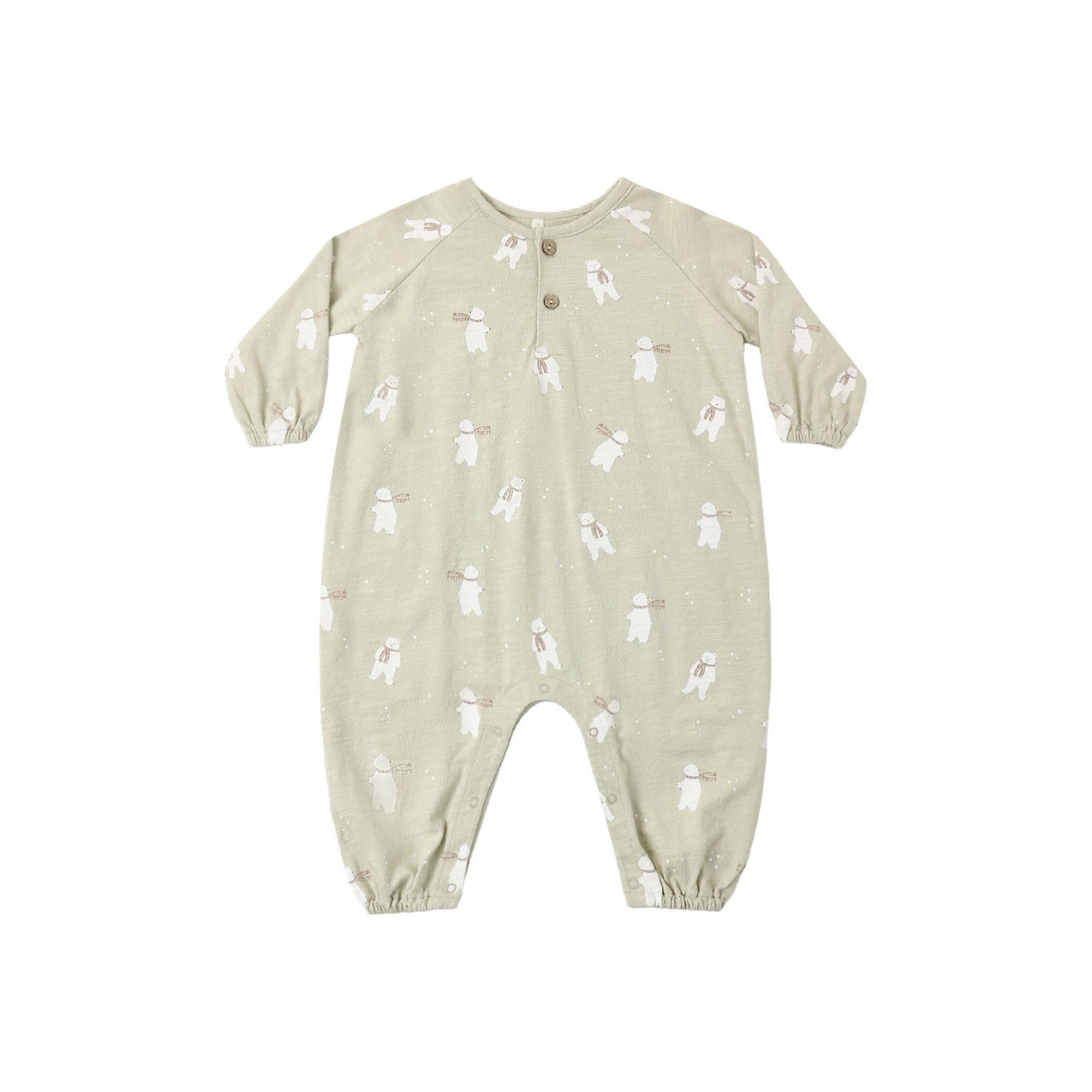 Henley Jumpsuit Polar Bears