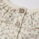 Ruffle Collar Jersey Dress (Floret)
