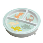 Divided Suction Plate (Baby Dinosaur)