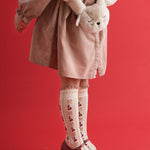Cerise Knee High Socks (Bows and Cherries)