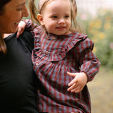 Gingham Dress (Mulberry/Harbor)