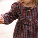 Gingham Dress (Mulberry/Harbor)