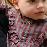Gingham Dress (Mulberry/Harbor)