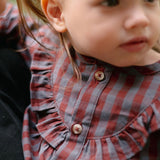 Gingham Dress (Mulberry/Harbor)