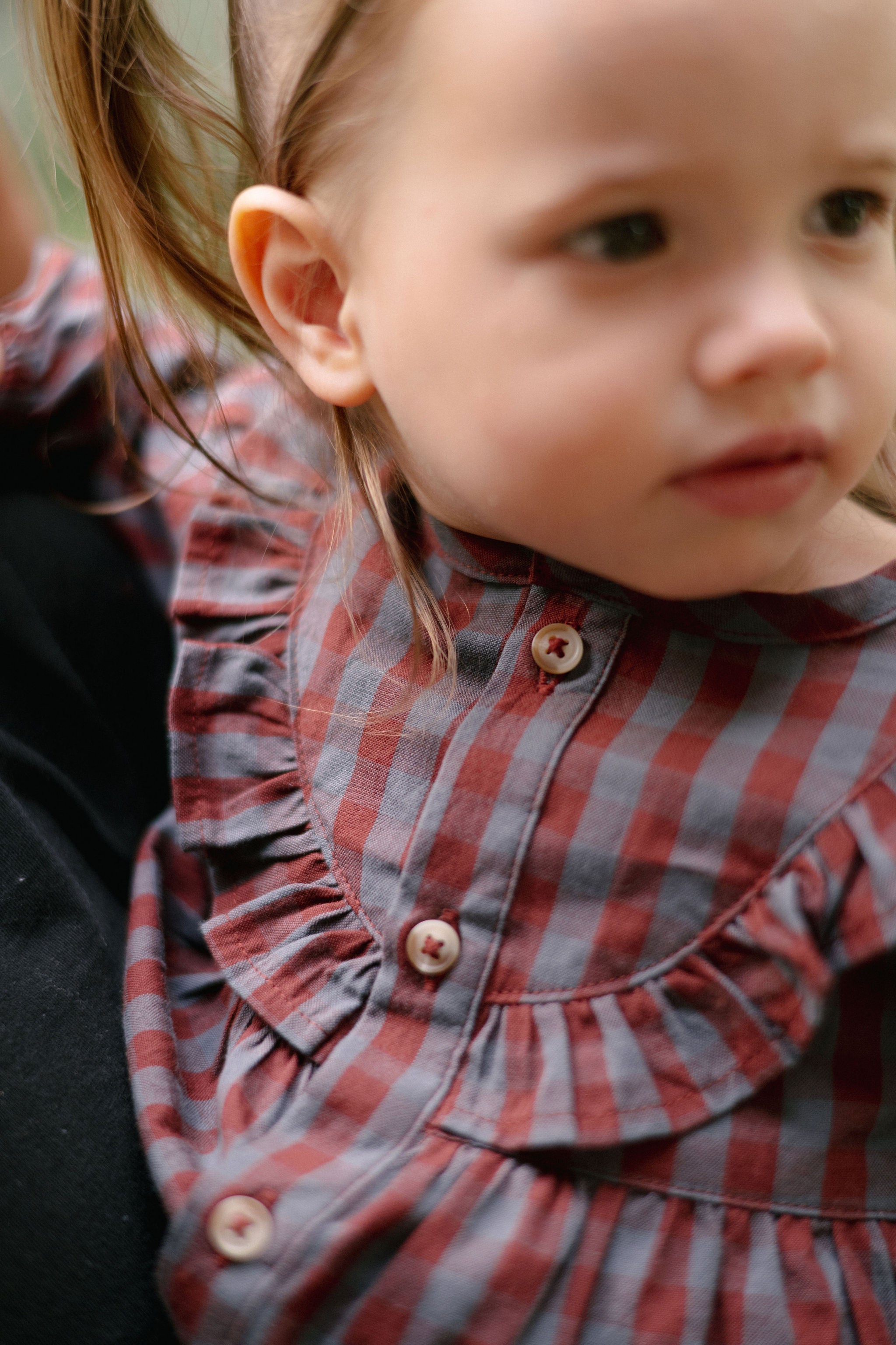 Gingham Dress (Mulberry/Harbor)