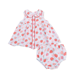 Jill Dress Sleeveless with Bloomer (Strawberry Bliss)