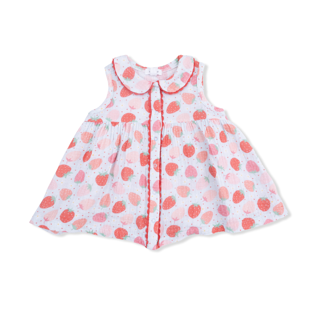 Jill Dress Sleeveless with Bloomer (Strawberry Bliss)