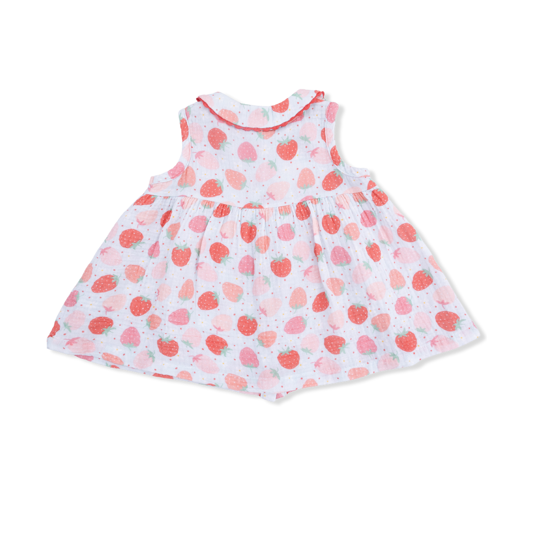 Jill Dress Sleeveless with Bloomer (Strawberry Bliss)