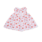 Jill Dress Sleeveless with Bloomer (Strawberry Bliss)