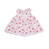 Jill Dress Sleeveless with Bloomer (Strawberry Bliss)