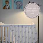 Muslin Swaddle Blanket (Elephant)