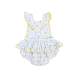 Ric Rac Ruffle Sunsuit (Lovely Lemons)